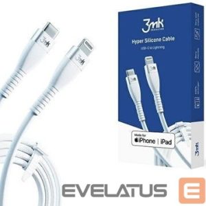 Cable 3MK Apple 3mk  Hyper Silicone Cable Type-C to Lightning 20W 3A White
