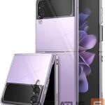 Back panel cover Evelatus Samsung Galaxy Z Flip 3 Acrylic Case Transparent