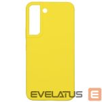 Back panel cover Evelatus Samsung Galaxy S22 Premium Soft Touch Silicone Case Yellow