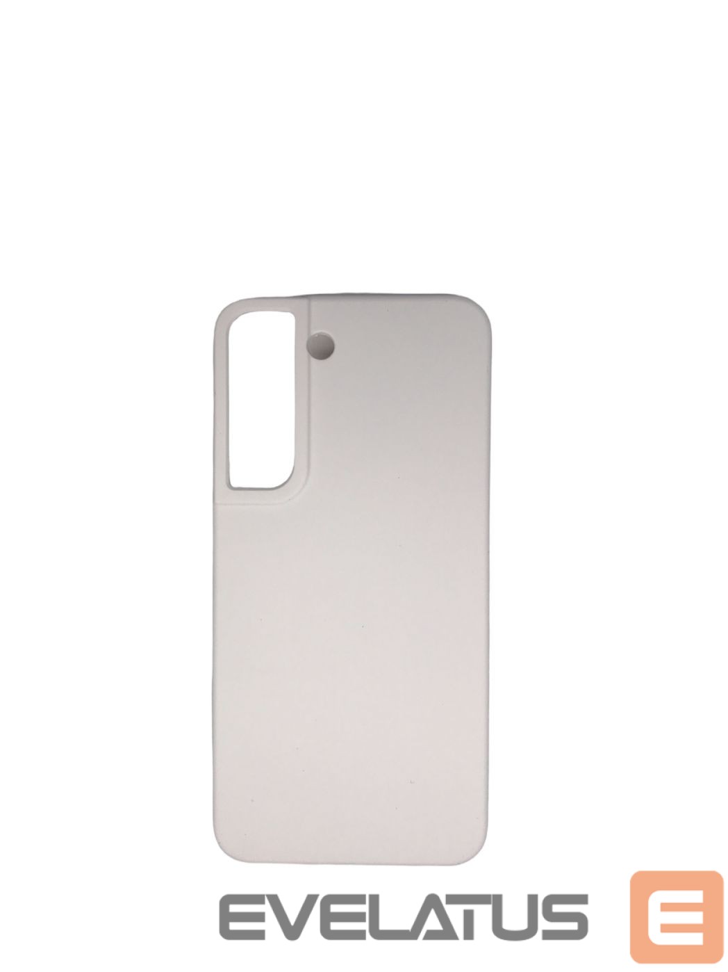 Back panel cover Evelatus Samsung Galaxy S22 Premium Soft Touch Silicone Case White