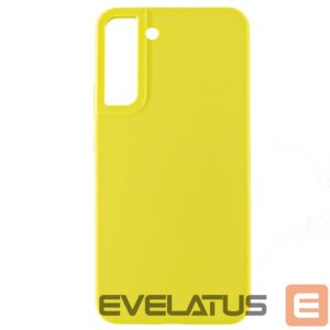 Back panel cover Evelatus Samsung Galaxy S22 Plus Premium Soft Touch Silicone Case Yellow