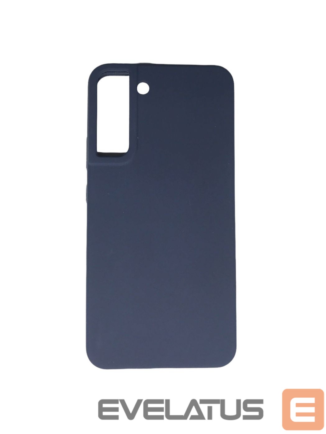 Back panel cover Evelatus Samsung Galaxy S22 Plus Premium Soft Touch Silicone Case Navy Blue