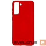 Back panel cover Evelatus Samsung Galaxy S22 Plus Premium Soft Touch Silicone Case Chinese red