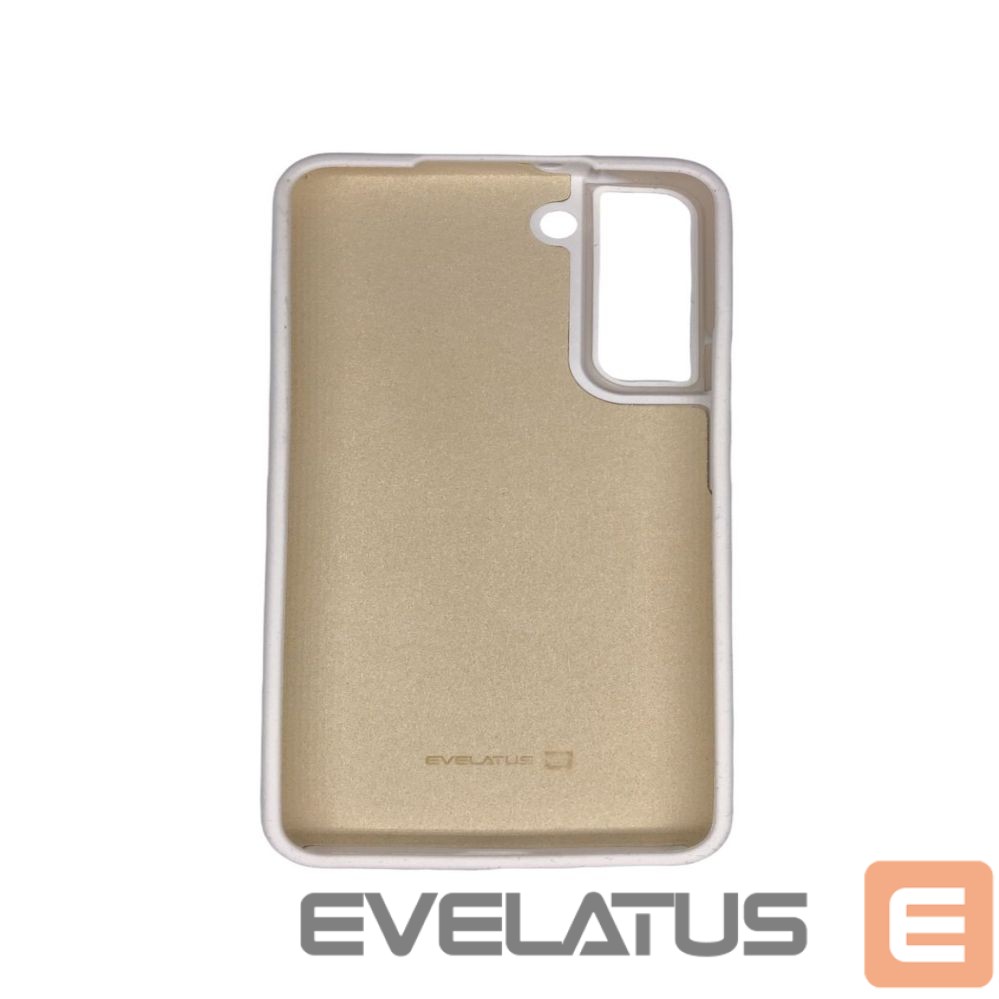 Back panel cover Evelatus Samsung Galaxy S22 Plus Premium Soft Touch Silicone Case White