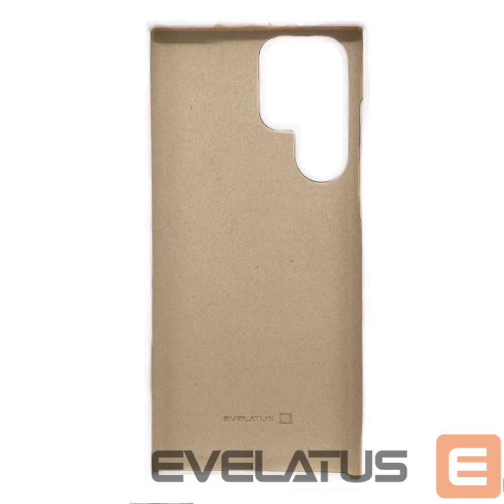 Back panel cover Evelatus Samsung Galaxy S22 Ultra Premium Soft Touch Silicone Case White
