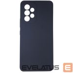 Back panel cover Evelatus Samsung Galaxy A73 5G Premium Soft TouchSilicone Case Navy Blue