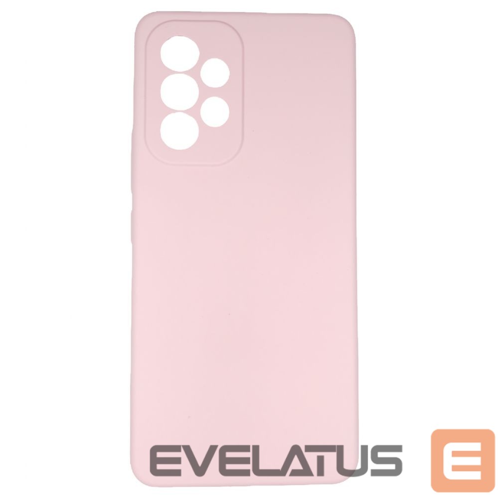 Back panel cover Evelatus Samsung Galaxy A73 5G Premium Soft TouchSilicone Case Pink Sand