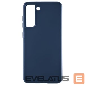 Back panel cover Evelatus Samsung Galaxy S21 FE Nano Silicone Case Soft Touch TPU Blue