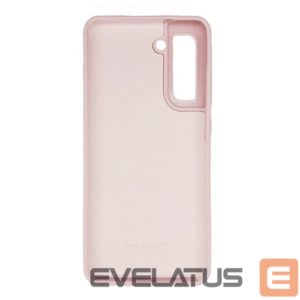 Back panel cover Evelatus Samsung Galaxy S21 FE Nano Silicone Case Soft Touch TPU Beige