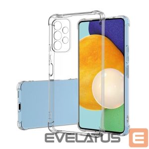Back panel cover Evelatus Samsung Galaxy A13 4G LTE Military Shockproof Silicone Case TPU Transparent