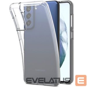 Back panel cover Evelatus Samsung Galaxy S21 FE Clear Silicone Case 1.5mm TPU Transparent