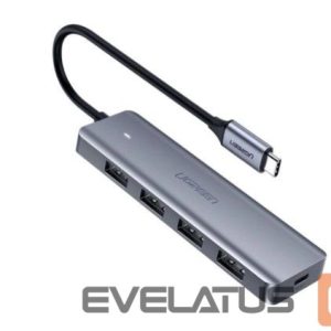 Converter Ugreen  4-Port USB3.0 Hub with USB-C Power Supply Grey