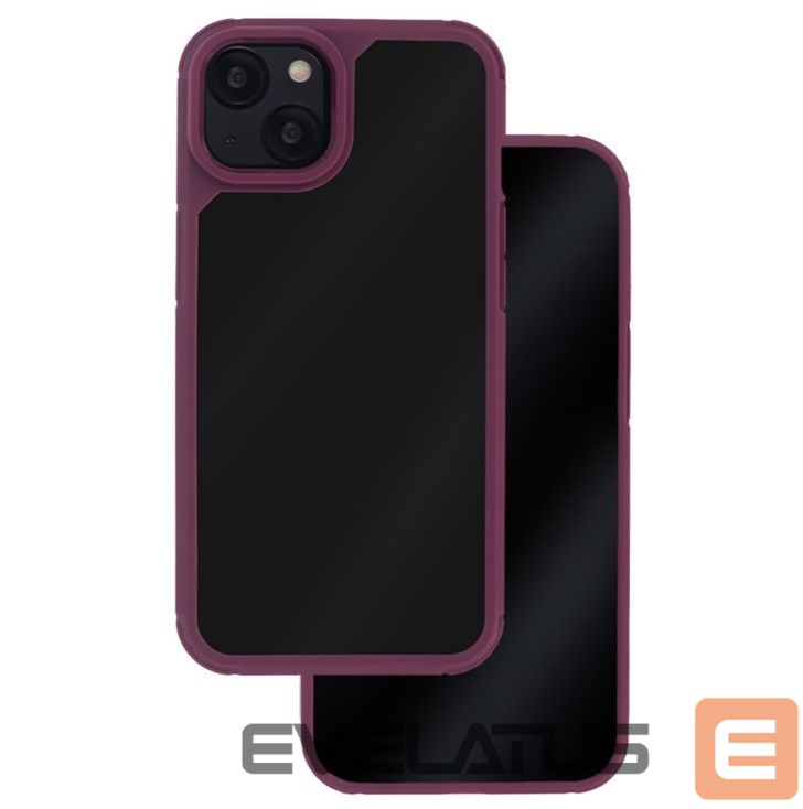 Back panel cover iLike Samsung Galaxy A05S maroon Color Shock case Burgundy