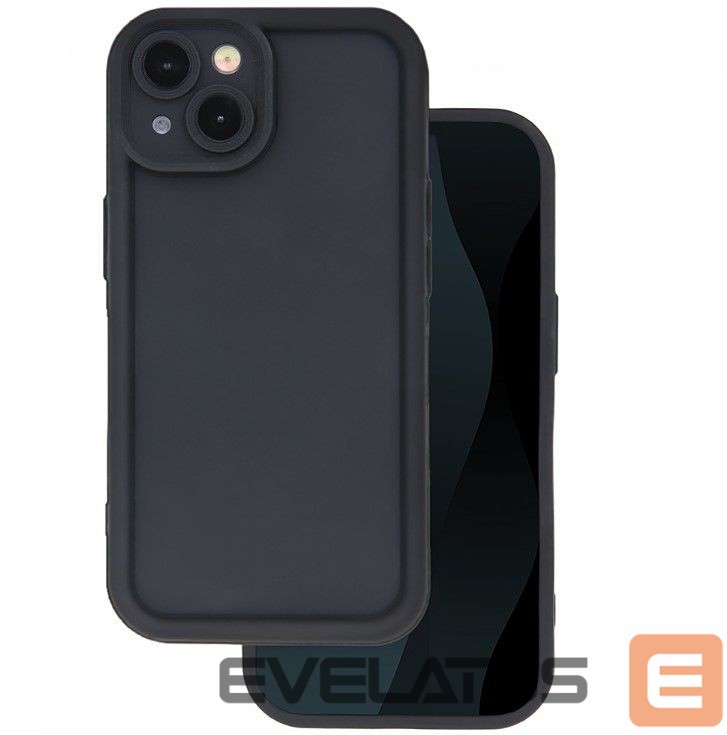 Back panel cover iLike Samsung Galaxy A15 4G / A15 5G Rim TPU case Black