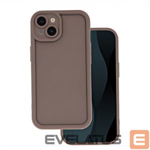 Back panel cover iLike Samsung Galaxy A15 4G / A15 5G Rim TPU case Brown