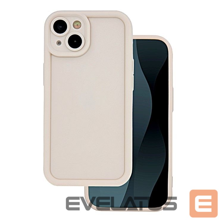 Back panel cover iLike Samsung Galaxy A35 5G Rim TPU case Beige
