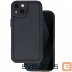 Back panel cover iLike Samsung Galaxy A55 5G Rim TPU case Black