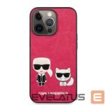 Back panel cover Karl Lagerfeld Apple iPhone 13 Pro  Choupette PU Leather Case Fuchsia