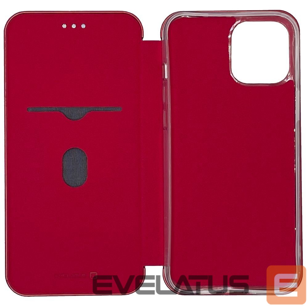 Book case Evelatus Apple iPhone 12/12 Pro Book Case Red