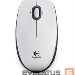 Computer mouse Logitech  B100 White, Portable Optical Mouse 