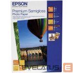 Office supplies EPSON  Premium Semigloss Photo Paper 10x15cm, 251g/m2, 50 sheets