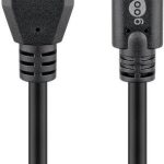 Cable Goobay  Sync & Charge Super Speed 73141 3 m, Black, USB 3.0 type A (male), USB -C 