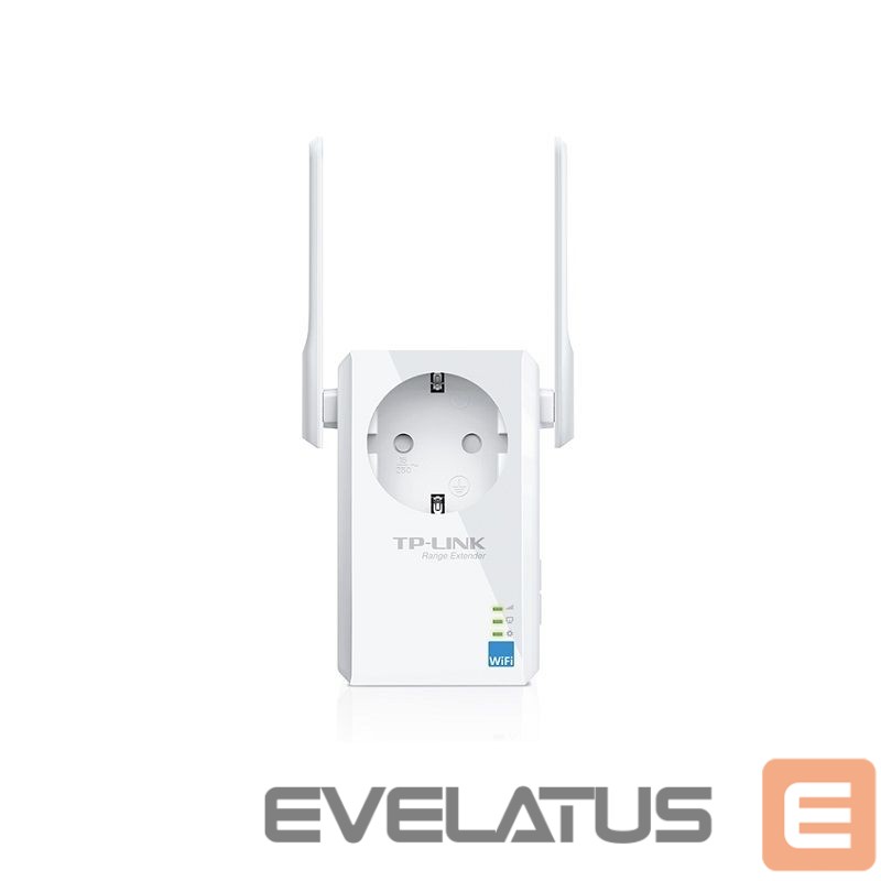 Routers TP-Link Extender with AC Passthrough TL-WA860RE 10/100 Mbit/s, Ethernet LAN (RJ-45) ports 1, 802.11n, 2.4GHz, Wi-Fi data rate (max) 300 Mbit/s, Extra socket Yes