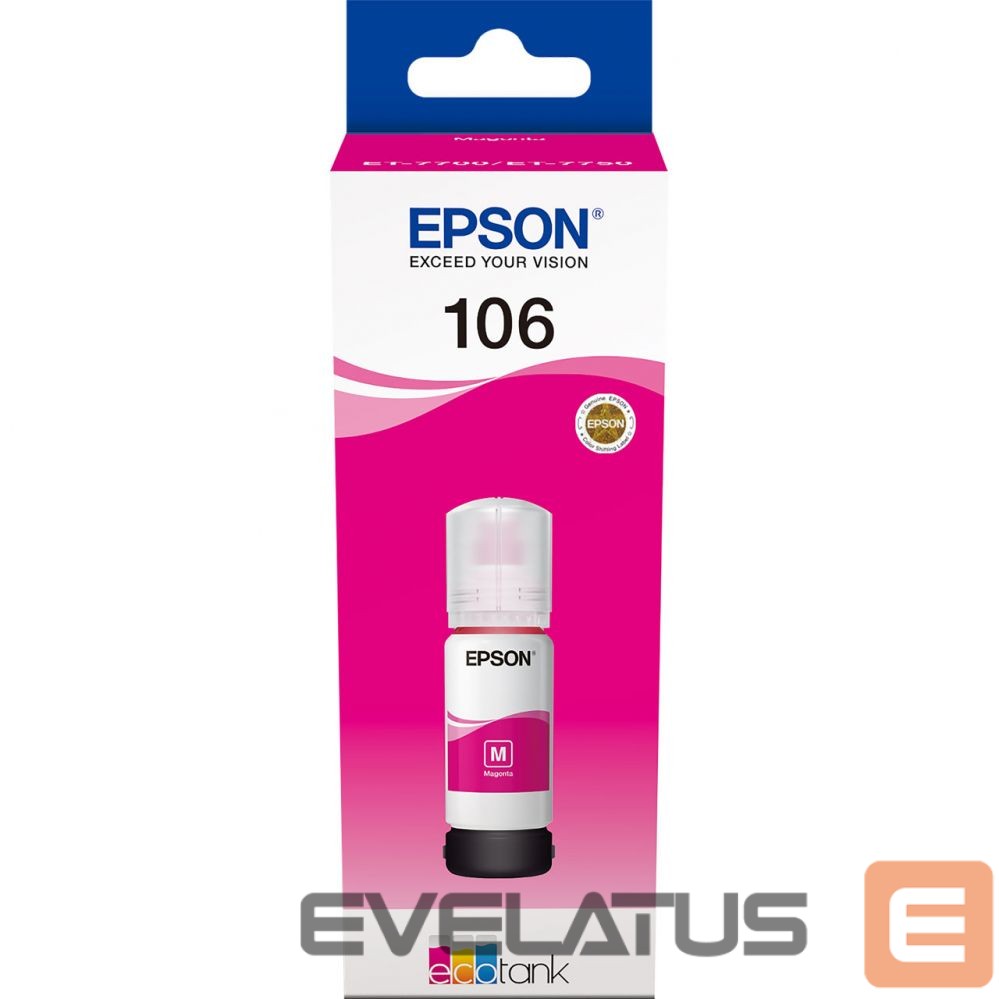 Printer accessories EPSON Ecotank 106 Ink Bottle, Magenta
