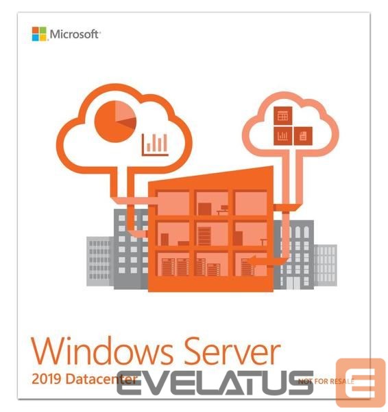Software Microsoft Windows Server 2019 Datacenter - 64-bit P71-09023 DVD-ROM, 16 cores, Licence, EN