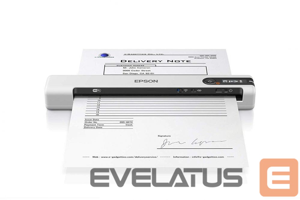 Printer EPSON Wireless portable scanner WorkForce DS-80W Colour