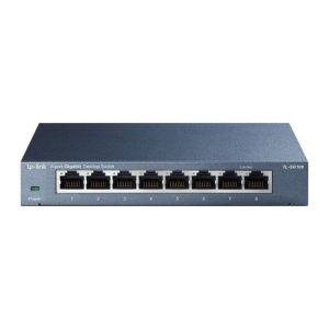 Server - Other Accessories TP-Link  Switch TL-SG108 Unmanaged, Desktop, 1 Gbps (RJ-45) ports quantity 8, Power supply type External 