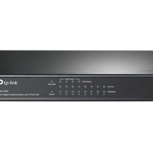 Server - Other Accessories TP-Link  Switch TL-SG1008P Unmanaged, Desktop, 1 Gbps (RJ-45) ports quantity 8, PoE ports quantity 4, Power supply type External 