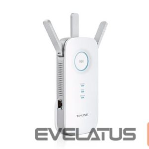 Routers TP-Link  Extender  RE450 802.11ac, 2.4GHz/5GHz, 450+1300 Mbit/s, 10/100/1000 Mbit/s, Ethernet LAN (RJ-45) ports 1, Antenna type 3xExternal 