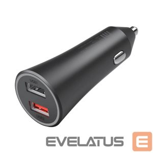 Auto charger Xiaomi  Mi Dual-Port Car Charger (37W) Black