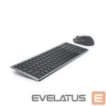 Computer keyboard Dell  Keyboard and Mouse KM7120W Keyboard and Mouse Set, Wireless, Batteries included, RU, Titan Gray 
