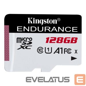 Memory cards Kingston  Endurance 95R 128 GB, Micro SD, Flash memory class 10