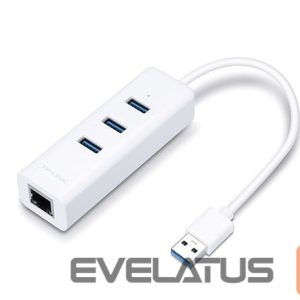 Other Computer Accessory TP-Link  USB 3.0 3-Port Hub & Gigabit Ethernet Adapter 2 in 1 USB Adapter UE330 