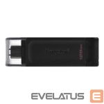 Flash drive Kingston  USB Flash Drive DataTraveler 70 128 GB, USB 3.2 Gen 1 Type-C, Black 