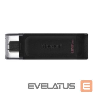 Flash drive Kingston  USB Flash Drive DataTraveler 70 128 GB, USB 3.2 Gen 1 Type-C, Black 