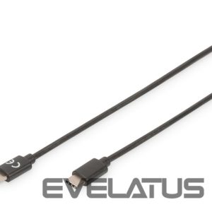 Cable Digitus  USB Type-C Connection Cable AK-300138-030-S USB Male 2.0 (Type C), USB Male 2.0 (Type C), Black, 3 m 