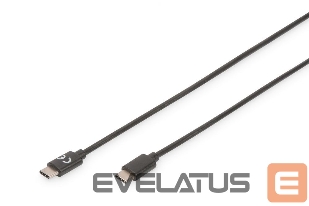 Cable Digitus USB Type-C Connection Cable AK-300138-018-S USB Male 2.0 (Type C), USB Male 2.0 (Type C), Black, 1.8 m