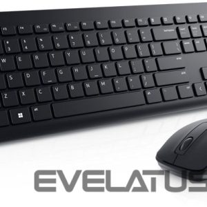 Computer keyboard Dell  Keyboard and Mouse KM3322W Keyboard and Mouse Set, Wireless, Batteries included, EE, Black 