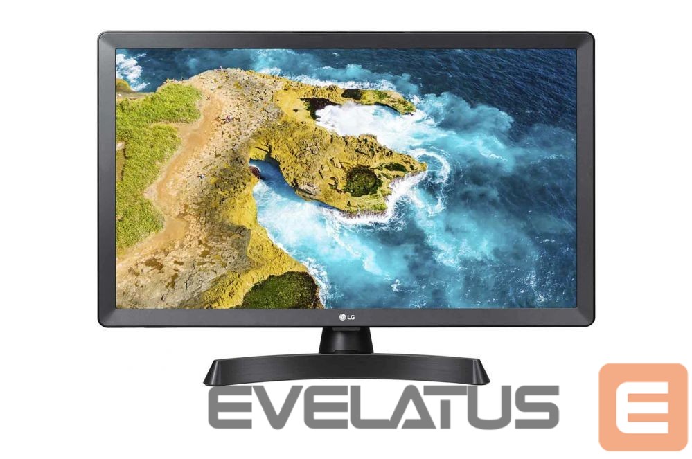 Monitor LG Monitor 24TQ510S-PZ 23.6 ", VA, HD, 1366 x 768, 16:9, 14 ms, 250 cd/m², Black, 60 Hz, HDMI ports quantity 2