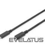 Cable Digitus  USB Type-C Extension Cable AK-300210-020-S USB Male 2.0 (Type C), USB Female 2.0 (Type C), Black, 2 m 