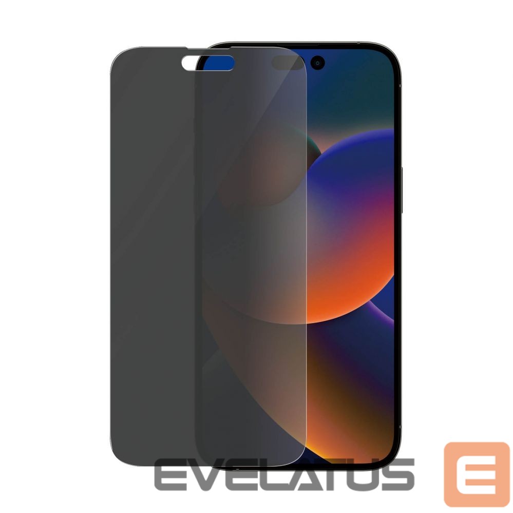 Back panel cover PanzerGlass Screen protector, Apple, iPhone 14 Pro Max, Glass, Black, Privacy