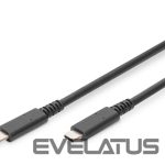 Cable Digitus  USB 4.0 Type-C connection cable AK-300343-008-S USB-C to USB-C, 0.8 m 