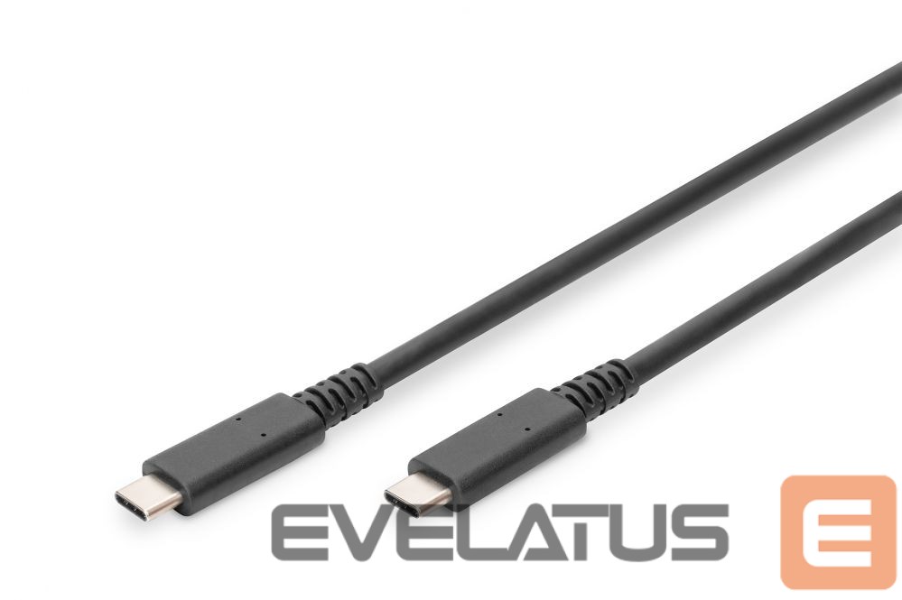 Cable Digitus USB 4.0 Type-C connection cable AK-300343-008-S USB-C to USB-C, 0.8 m