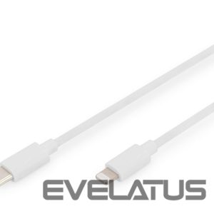 Cable Digitus  Lightning to USB-C data/charging cable DB-600109-020-W USB-C to Lightning, USB C, Apple Lightning 8-pin, 2 m 