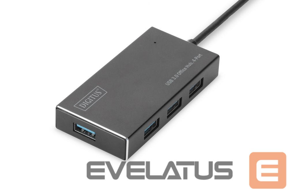 Cable Digitus USB 3.0 Hub, 4-port Incl. 5V/2A power supply DA-70240-1