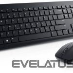 Computer keyboard Dell  Keyboard and Mouse KM3322W Keyboard and Mouse Set, Wireless, Batteries included, LT, Black 